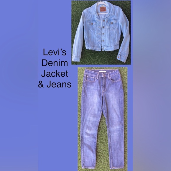 Levi’s Denim Bundle: Jacket (S) & Levi’s High Rise Skinny Jean (W28 L28) - Picture 3 of 16